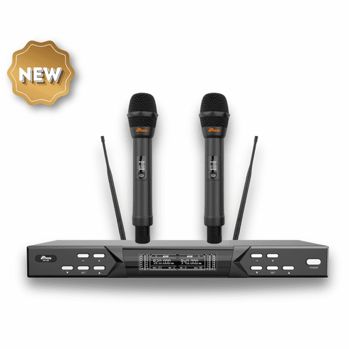 IDOLpro UHF-580 Advanced Dual Wireless Microphone System with Impeccable Audio Quality <sup> <font color=" red">NEW 2026</font></sup>
