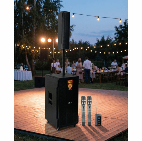 IPS-DJ11 Array Portable Rechargeable Bluetooth Karaoke Tower Speaker