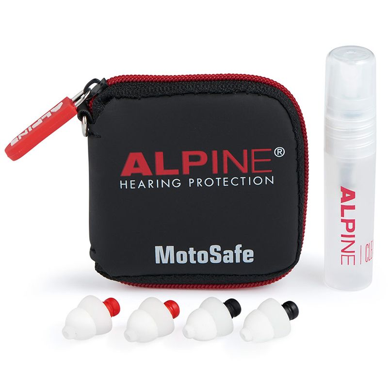 Alpine MotoSafe Pro Motorcycle Ear Plugs (2 Different Pairs SNR 17/20) Reusable Motorcycle
