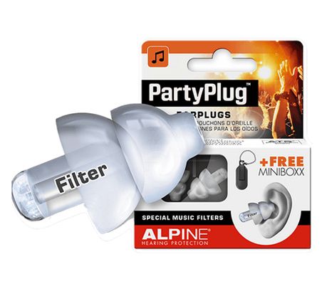 Alpine PartyPlug Music and Concert Ear Plugs (NRR 11) - Ear Plugs for ...