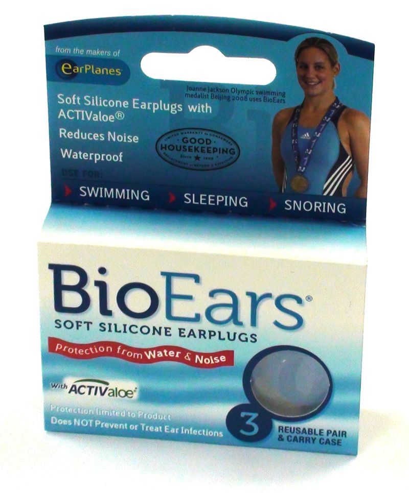 Cirrus BioEars Silicone Ear Plugs For Noise and Water Protection (Pack
