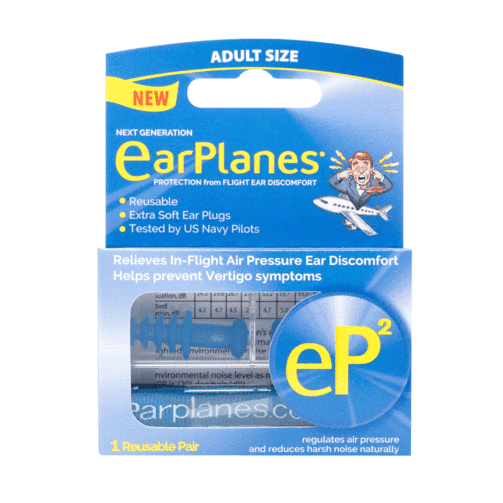 Cirrus EarPlanes ep2 Ear Plugs for Flying (NRR 20) Flying Ear Plugs