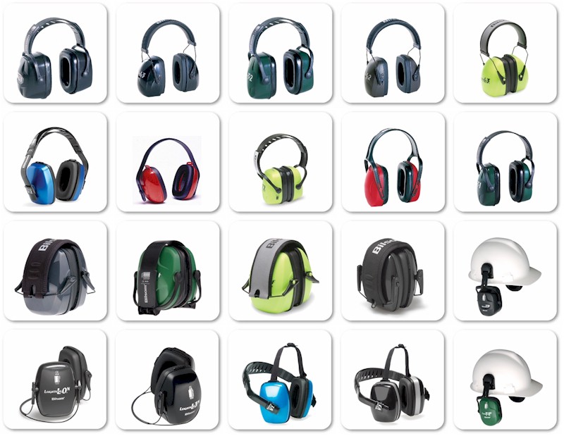 Ear Muffs Passive or electronic, headband or hardhat, we have them all for your convenience.