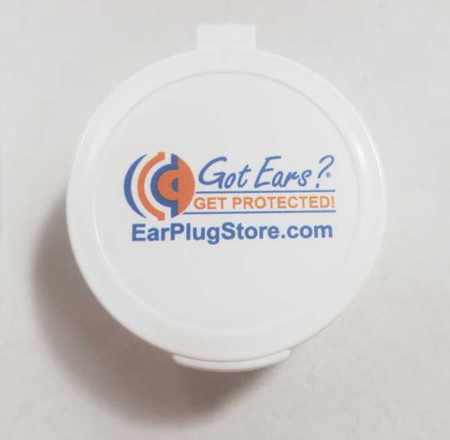 Got Ears? Logo White Ear Plug Case Ear Plug Cases