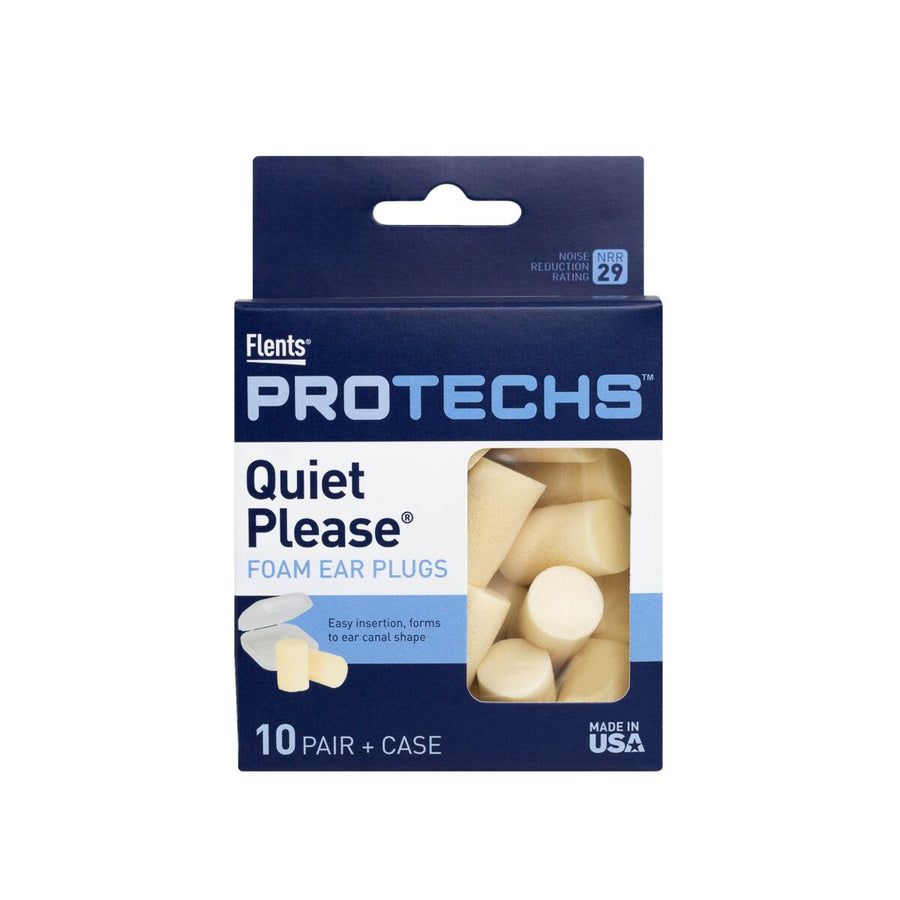 Flents ProTechs Quiet! Please UF Foam Ear Plugs (NRR 29) (10 Pairs
