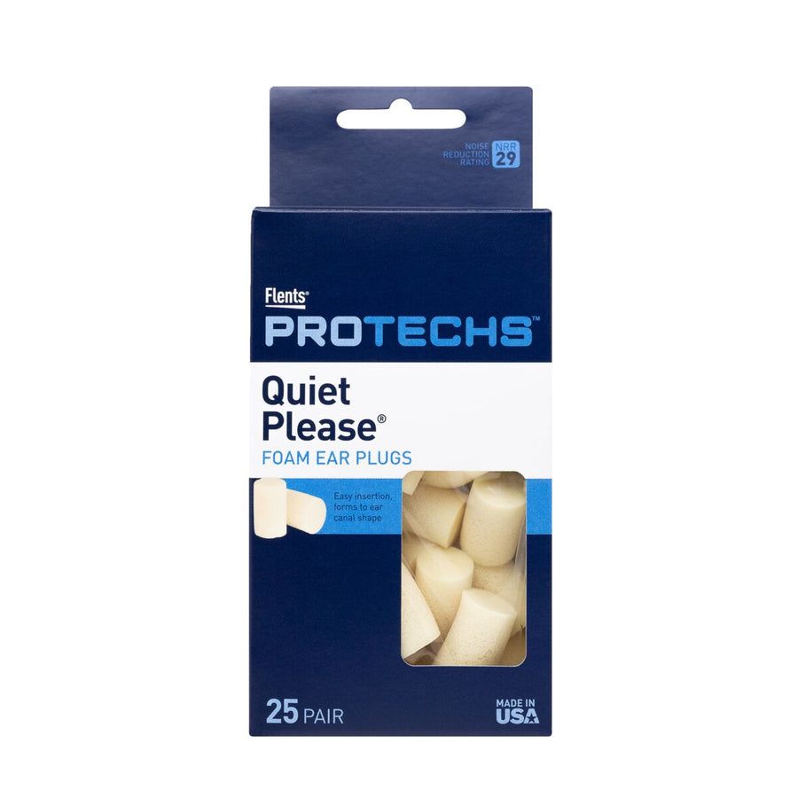 Flents ProTechs Quiet! Please UF Foam Ear Plugs (NRR 29) (25 Pairs