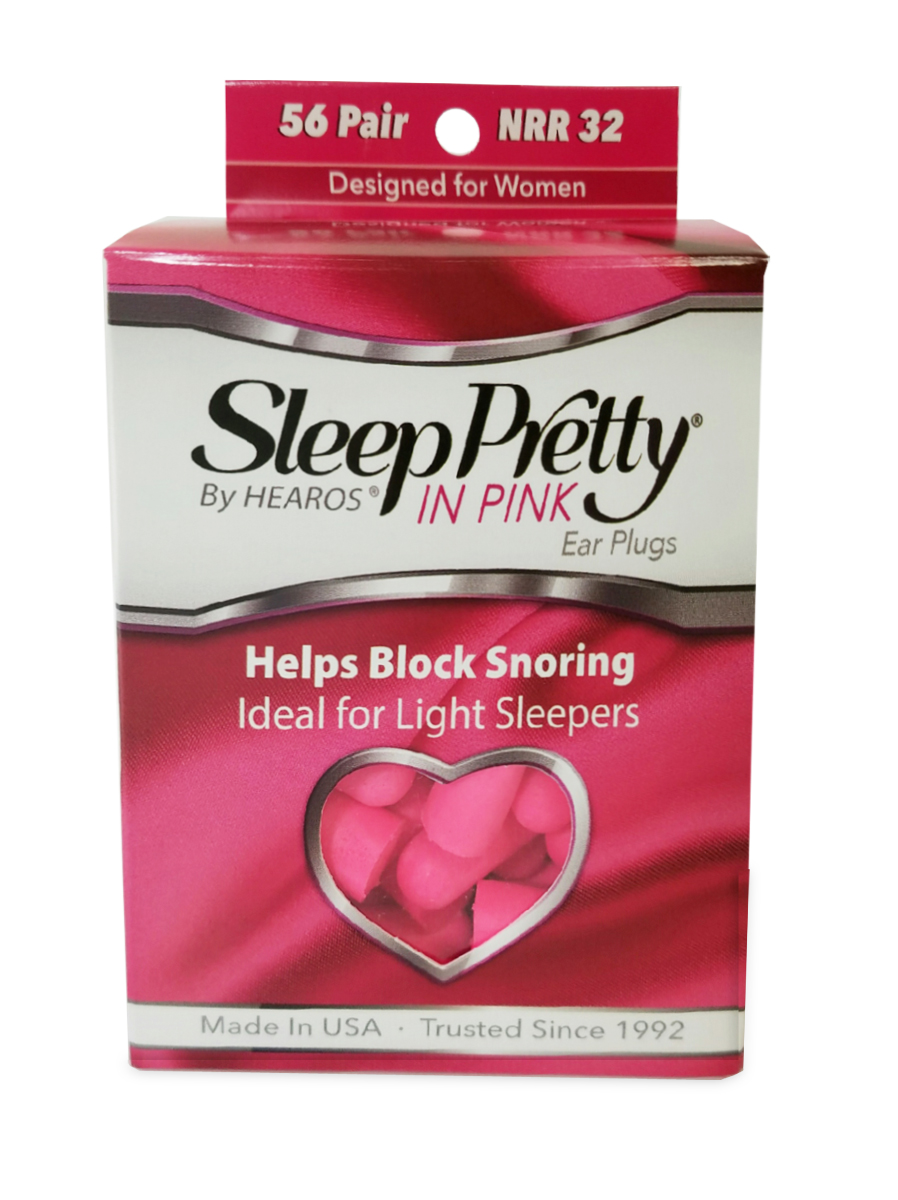 Hearos 5600 Sleep Pretty in Pink UF Foam Ear Plugs (NRR 32) (56 Pairs