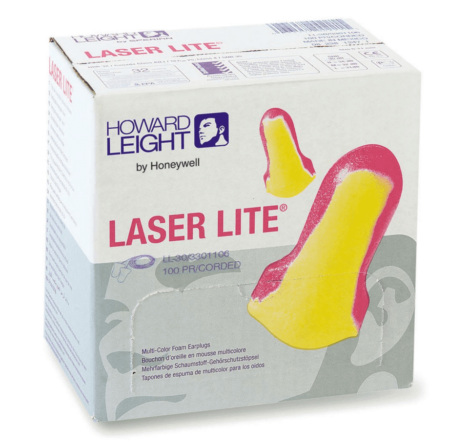 Howard Leight by Honeywell LaserLite UF Foam Ear Plugs (NRR 32) (Box of