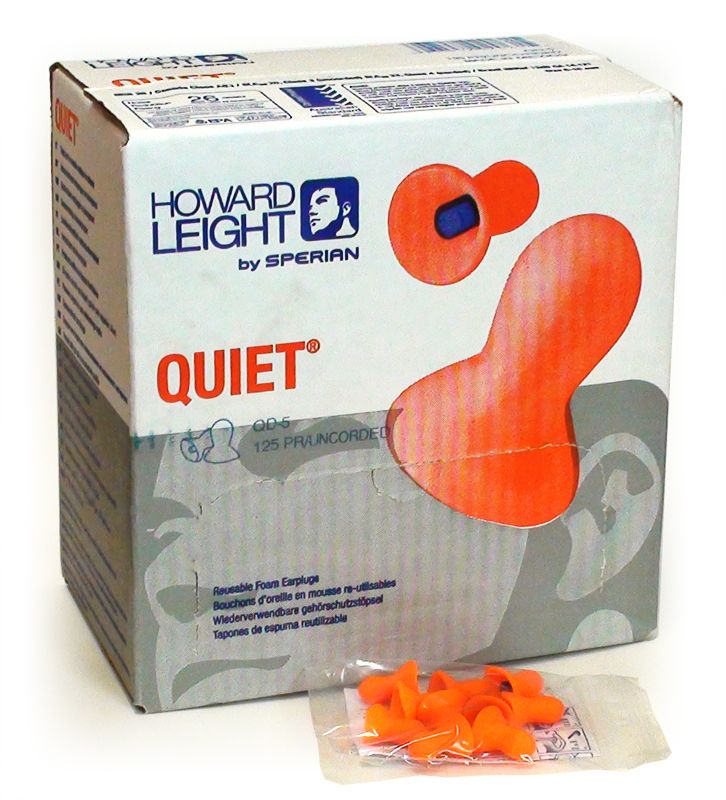 Howard Leight by Honeywell QD5 Quiet Reusable Ear Plugs (NRR 26) (Box