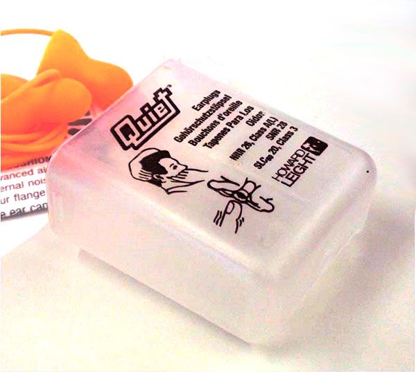 Howard Leight by Honeywell Quiet Reusable Foam Ear Plugs Uncorded w