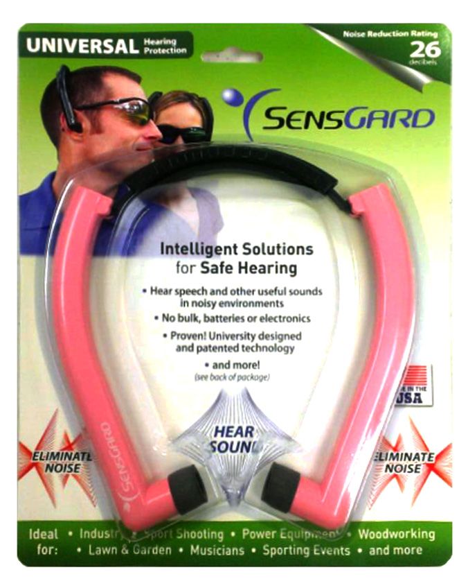 Sensgard ZEM® SG26 Natural Sound Banded Hearing Protector (NRR 26) Banded Ear Plugs