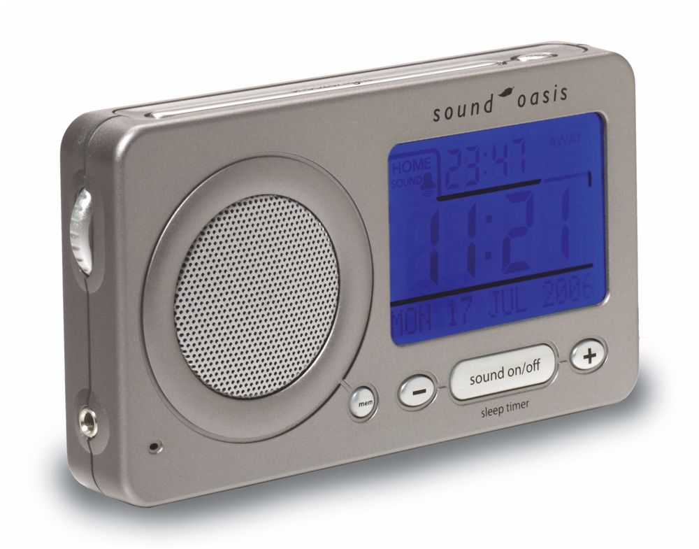 Sound Oasis S850 Top Quality Travel White Noise Alarm Clock Personal