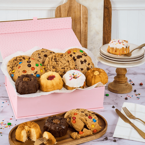 Baked Goods and Bundt Cakes Gift Tower