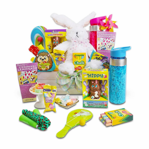 Country Easter Gift Basket (Blue)
