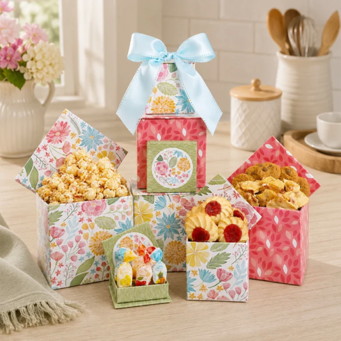 Floral Blooms Gift Tower