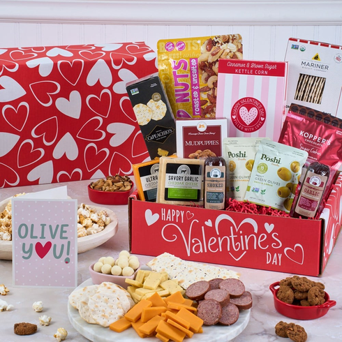 Happy Valentine's Day Meat And Cheese Deluxe