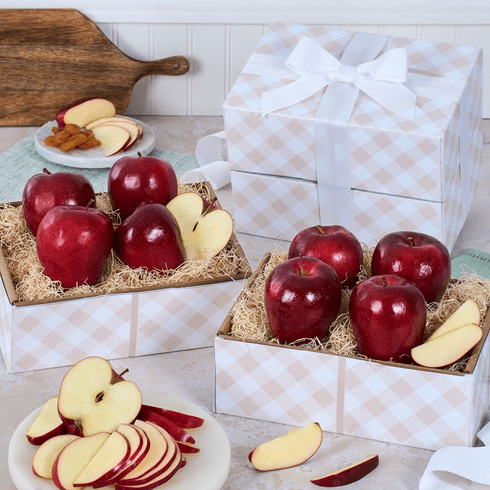 Harvest Red Apples Fruit Gift Tower
