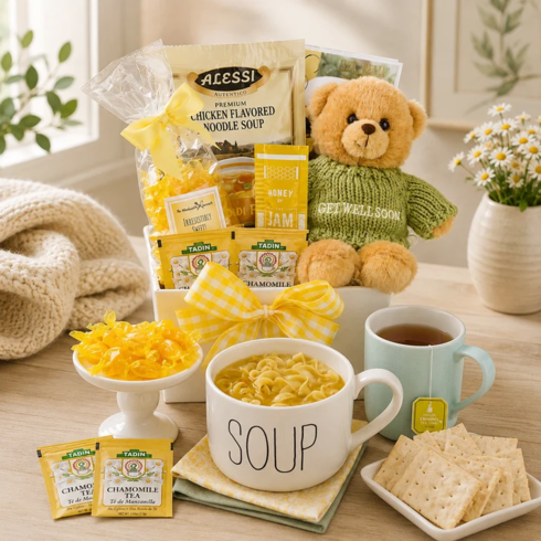 Hugs & Well Wishes Gift Basket