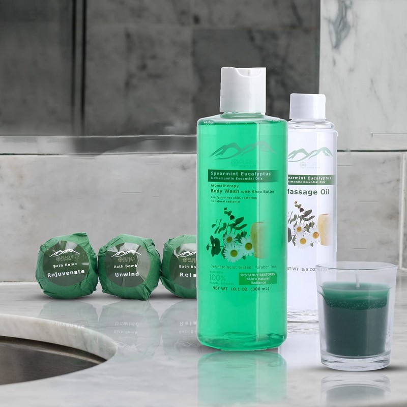 Spearmint Eucalyptus XL Bath & Body Spa Gift Basket