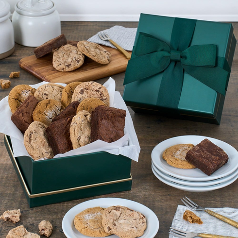 'Tis The Season Cookie and Brownie Bakery Gift Box - Small