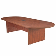 10 FT. CONFERENCE TABLE WITH CHARGING PORT- CHERRY <FONT COLOR=GREEN>-FREE SHIPPING-</FONT>