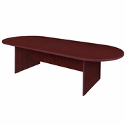10 FT. CONFERENCE TABLE WITH CHARGING PORT- MAHOGANY <FONT COLOR=GREEN>-FREE SHIPPING-</FONT>