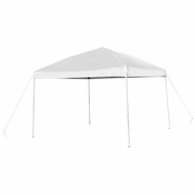 10'X10' WHITE OUTDOOR POP UP EVENT SLANTED LEG CANOPY TENT WITH CARRY BAG: <font color=green>FREE SHIPPING!</font>