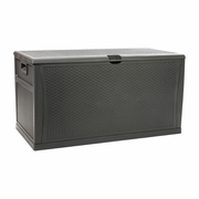 120 GALLON PLASTIC DECK BOX - OUTDOOR WATERPROOF STORAGE BOX FOR PATIO CUSHIONS, GARDEN TOOLS AND POOL TOYS, GRAY: <font color=green>FREE SHIPPING!</font> 120 GALLON PLASTIC DECK BOX - OUTDOOR WATERPROOF STORAGE BOX FOR PATIO CUSHIONS, GARDEN TOOLS AND POOL TOYS, GRAY: <font color=green>FREE SHIPPING!</font>