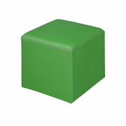 15" SQUARE OTTOMAN- ENVY GREEN <FONT COLOR=GREEN>-FREE SHIPPING-</FONT>