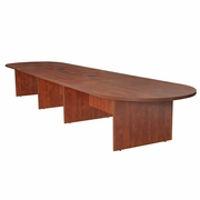 18 FT LAMINATE CONFERENCE TABLE WITH 2 CHARGING PORTS- CHERRY <FONT COLOR=GREEN>-FREE SHIPPING-</FONT>