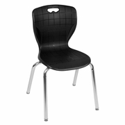 18 IN LEARNING CLASSROOM CHAIR (20 PACK)- BLACK <FONT COLOR=GREEN>-FREE SHIPPING-</FONT>