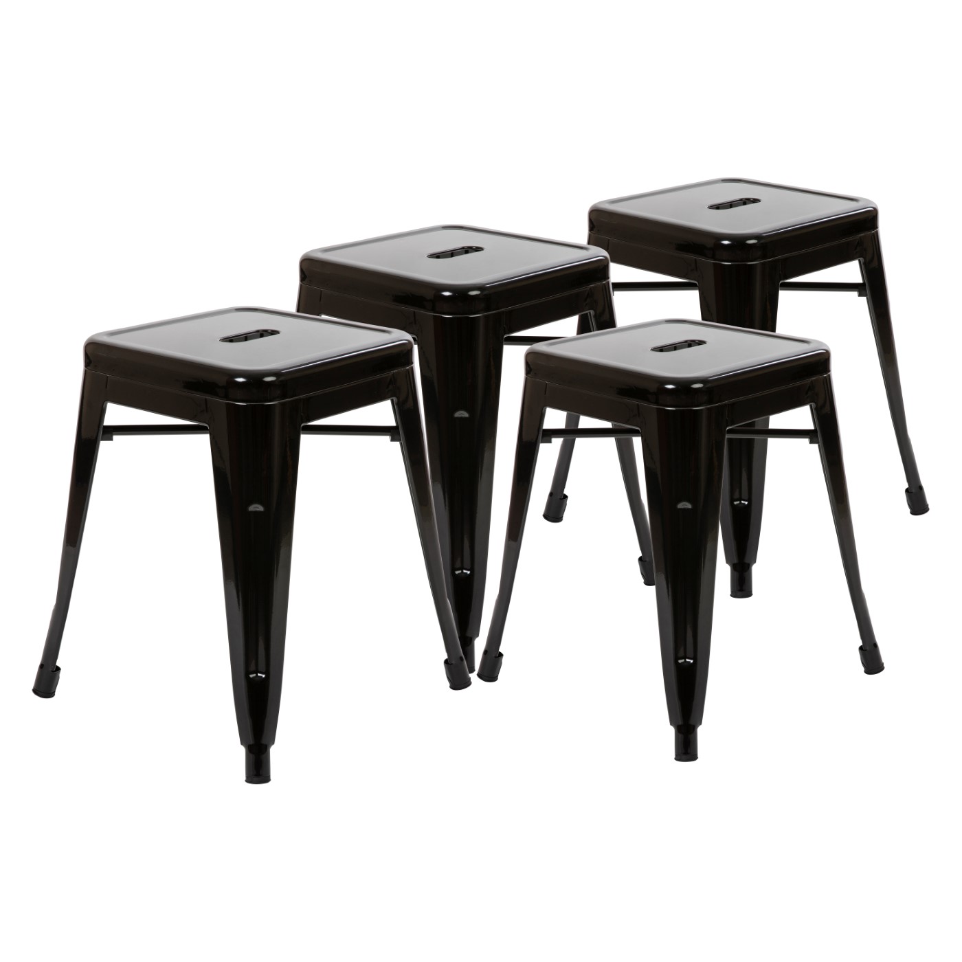 18" TABLE HEIGHT STOOL, STACKABLE BACKLESS METAL INDOOR DINING STOOL, COMMERCIAL GRADE RESTAURANT STOOL IN BLACK - SET OF 4: <font color=green>FREE SHIPPING!</font> 18" TABLE HEIGHT STOOL, STACKABLE BACKLESS METAL INDOOR DINING STOOL, COMMERCIAL GRADE RESTAURANT STOOL IN BLACK - SET OF 4: <font color=green>FREE SHIPPING!</font>