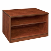 20 IN. LOW OPEN SHELF CABINET- CHERRY <FONT COLOR=GREEN>-FREE SHIPPING-</FONT>