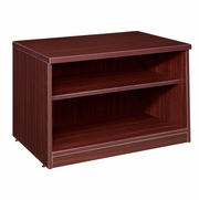 20 IN. LOW OPEN SHELF CABINET- MAHOGANY <FONT COLOR=GREEN>-FREE SHIPPING-</FONT>
