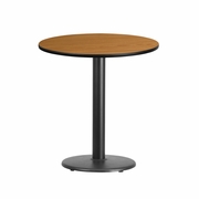 24'' ROUND NATURAL LAMINATE TABLE TOP WITH 18'' ROUND TABLE HEIGHT BASE <font color=green>FREE SHIPPING!</font> 24'' ROUND NATURAL LAMINATE TABLE TOP WITH 18'' ROUND TABLE HEIGHT BASE <font color=green>FREE SHIPPING!</font>