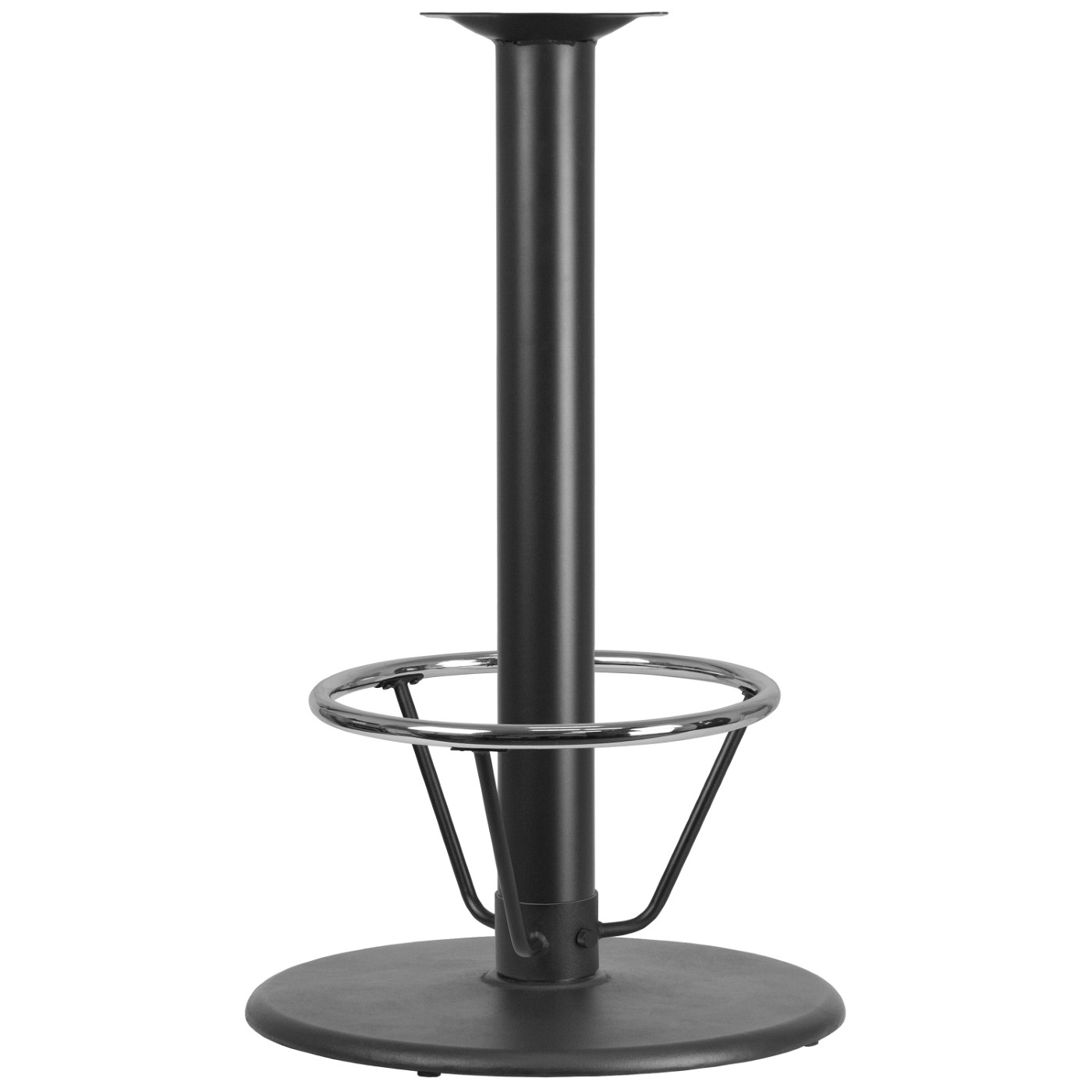 24'' ROUND RESTAURANT TABLE BASE WITH 4'' DIA. BAR HEIGHT COLUMN AND FOOT RING <font color=green>FREE SHIPPING!</font> 24'' ROUND RESTAURANT TABLE BASE WITH 4'' DIA. BAR HEIGHT COLUMN AND FOOT RING <font color=green>FREE SHIPPING!</font>