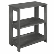 28 IN. HIGH FOLDING BOOKCASE- GREY <FONT COLOR=GREEN>-FREE SHIPPING-</FONT>