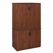 29 IN. STORAGE CABINET WITH 35 IN. STORAGE CABINET- CHERRY <FONT COLOR=GREEN>-FREE SHIPPING-</FONT>