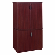 29 IN. STORAGE CABINET WITH 35 IN. STORAGE CABINET- MAHOGANY <FONT COLOR=GREEN>-FREE SHIPPING-</FONT>