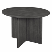3.5 FT ROUND CONFERENCE TABLE- ASH GREY <FONT COLOR=GREEN>-FREE SHIPPING-</FONT>