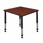 30 IN.SQUARE HEIGHT ADJUSTABLE CLASSROOM ACTIVITY TABLE- CHERRY <FONT COLOR=GREEN>-FREE SHIPPING-</FONT>