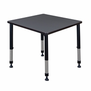 30 IN.SQUARE HEIGHT ADJUSTABLE CLASSROOM ACTIVITY TABLE- GREY <FONT COLOR=GREEN>-FREE SHIPPING-</FONT>