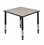 30 IN.SQUARE HEIGHT ADJUSTABLE CLASSROOM ACTIVITY TABLE- MAPLE <FONT COLOR=GREEN>-FREE SHIPPING-</FONT>