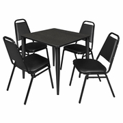 30 INCH SQUARE BREAKROOM TABLE & CHAIR SETS