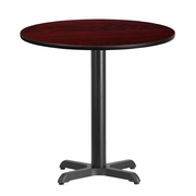 30'' ROUND MAHOGANY LAMINATE TABLE TOP WITH 22'' X 22'' TABLE HEIGHT BASE: <font color=green>FREE SHIPPING!</font> 30'' ROUND MAHOGANY LAMINATE TABLE TOP WITH 22'' X 22'' TABLE HEIGHT BASE: <font color=green>FREE SHIPPING!</font>