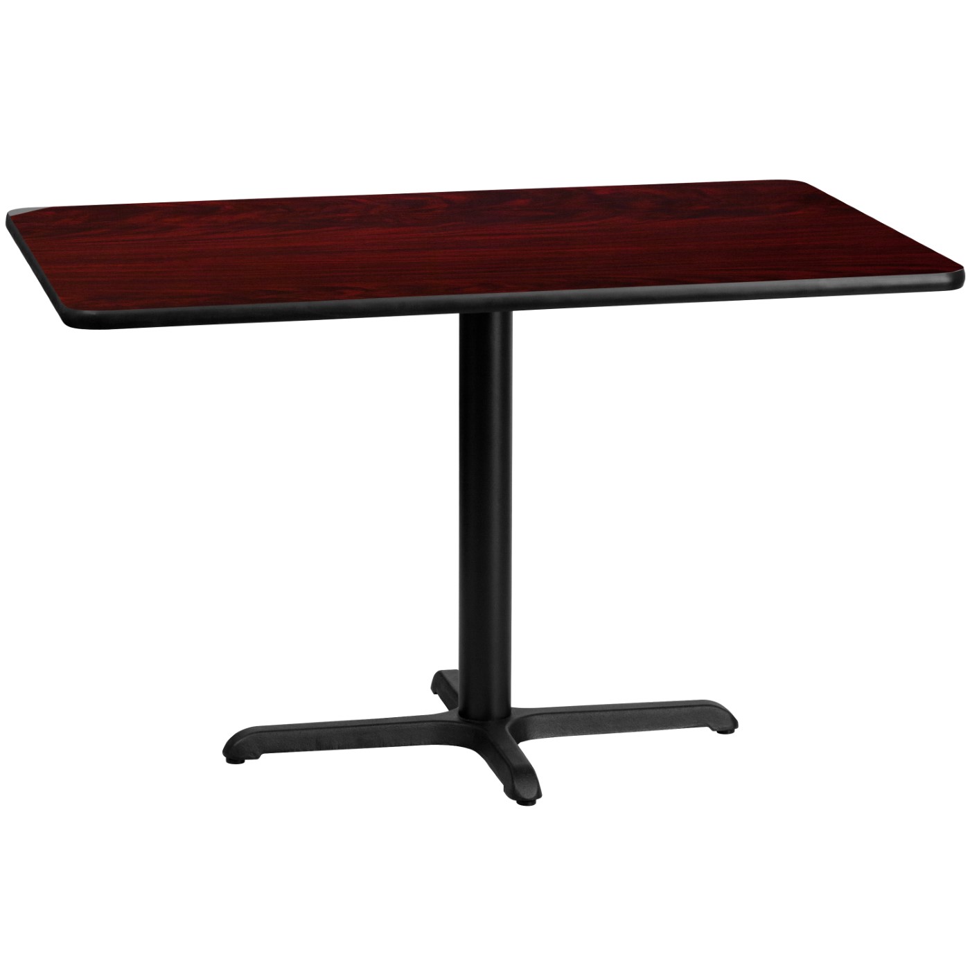 30'' X 48'' RECTANGULAR MAHOGANY LAMINATE TABLE TOP WITH 23.5'' X 29.5'' TABLE HEIGHT BASE <font color=green>FREE SHIPPING!</font> 30'' X 48'' RECTANGULAR MAHOGANY LAMINATE TABLE TOP WITH 23.5'' X 29.5'' TABLE HEIGHT BASE <font color=green>FREE SHIPPING!</font>
