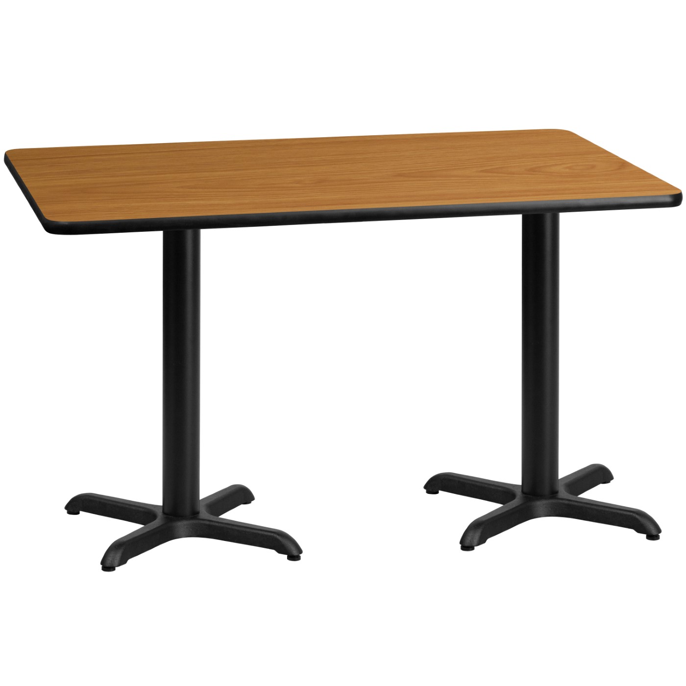30'' X 60'' RECTANGULAR NATURAL LAMINATE TABLE TOP WITH 22'' X 22'' TABLE HEIGHT BASES <font color=green>FREE SHIPPING!</font> 30'' X 60'' RECTANGULAR NATURAL LAMINATE TABLE TOP WITH 22'' X 22'' TABLE HEIGHT BASES <font color=green>FREE SHIPPING!</font>