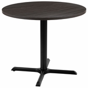 36" ROUND MULTI-PURPOSE CONFERENCE TABLE IN RUSTIC GRAY <font color=green>FREE SHIPPING!</font>