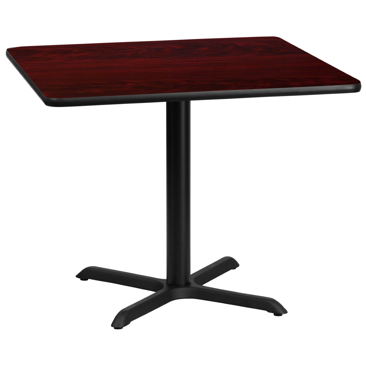 36'' SQUARE MAHOGANY LAMINATE TABLE TOP WITH 30'' X 30'' TABLE HEIGHT BASE: <font color=green>FREE SHIPPING!</font> 36'' SQUARE MAHOGANY LAMINATE TABLE TOP WITH 30'' X 30'' TABLE HEIGHT BASE: <font color=green>FREE SHIPPING!</font>
