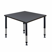 42 IN. SQUARE HEIGHT ADJUSTABLE CLASSROOM ACTIVITY TABLE- GREY <FONT COLOR=GREEN>-FREE SHIPPING-</FONT>